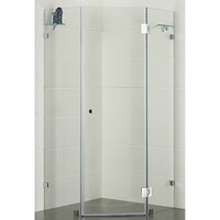 Cabine de douche Type diamant cadre en aluminium cabine de douche vente chaude boîte de douche