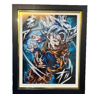 Lampe en papier <span class=keywords><strong>3D</strong></span> stéréo <span class=keywords><strong>Dragon</strong></span> <span class=keywords><strong>Ball</strong></span> Sun Wukong Saiyan avec impression offset Couleur et taille personnalisables pour la fête des mères - Product Image 5