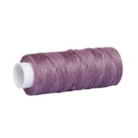 Tali Lilin Bulat 0.65mm 25m Grosir Pabrik Benang Jahit untuk Barang Kulit untuk Kerajinan Tenun DIY Rajutan Tangan Bordir