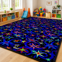 Moquette Commerciale Personnalisée en Nylon Ignifuge Antidérapante Épaisse pour Entreprises et Espaces de Divertissement
