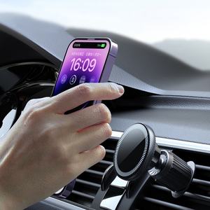 ที่วางโทรศัพท์แม่เหล็กในรถยนต์อุปกรณ์เสริมโทรศัพท์มือถือแบบหมุนได้360แม่เหล็กแข็งแรง - Product Image 6
