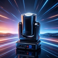 Projecteur de scène mobile MOKE 200W RGBW avec effets de faisceau, contrôle DMX512 pour discothèques, clubs et DJ