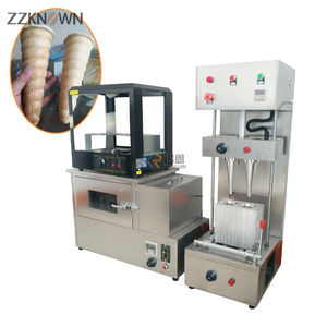 Máquina de Pizza de barril dulce, máquina de moldeo de Pizza de 2 cabezales con horno giratorio y Pizza, oferta OEM - Product Image 3