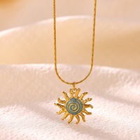 Collier Pendentif Fleur Rose Dorée Rétro Décoratif Populaire 2026 – Ornements Élégants et Délicats pour Femmes – Vente en Gros TGXL14489