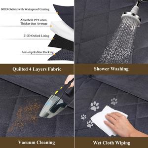 100% fundas impermeables para asiento de <span class=keywords><strong>coche</strong></span> de perro con solapas laterales funda de asiento para mascotas para asiento trasero - Product Image 6