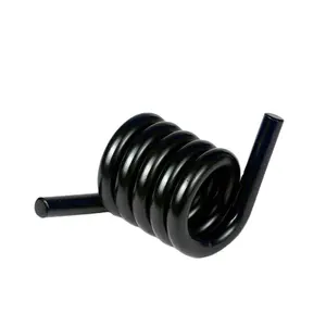 heavy duty spiral torsion spring with black painted