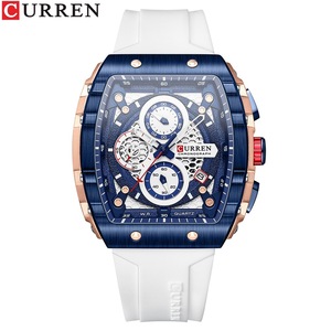 Montre CURREN 8442 unisexe résistante à l'eau avec calendrier, montre-bracelet à quartz multifonctionnelle à six aiguilles pour homme - Product Image 3