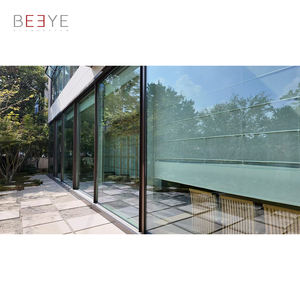 Porte coulissante en verre à bord étroit en aluminium standard NAFS USA, porte coulissante sur mesure pour villas de luxe - Product Image 5