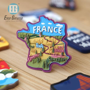 प्रचार स्मारिका देश रबर चुंबक स्टिकर कस्टम pvc रेफ्रिजरेटर मैग्नेट कस्टम सिटी 3 डी रेफ्रिजरेटर मैग्नेट - Product Image 3