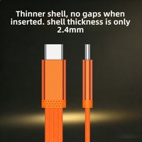 Kabel Data Tipe-C Anyaman Seri 15 Pro/16/17 Pengisian Cepat 60W PD dengan Transfer Data Kecepatan Tinggi Panjang 1M 2M