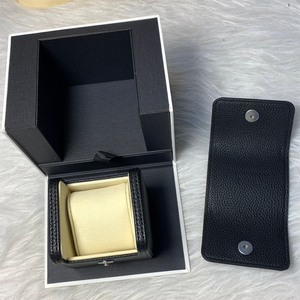 High-End Leather <b>Waterproof</b> Custom Logo Luxury Single Watch Case <b>Box</b> Manufacturer Watch Gift Packaging <b>Box</b> for Watch - Product Image 2