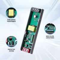 Ultra-mince 12 v 5a Alimentation 24V 12 Volt LED Strip Lights Driver Installation cachée SMPS pour l'éclairage de décoration intérieure