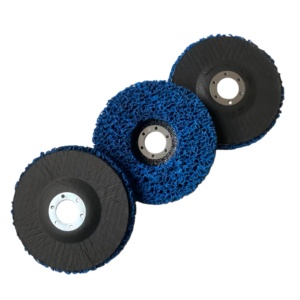 Disque <span class=keywords><strong>de</strong></span> ponçage en polyuréthane <span class=keywords><strong>de</strong></span> haute qualité <span class=keywords><strong>de</strong></span> 4,5 pouces pour l'élimination <span class=keywords><strong>de</strong></span> la rouille, en carbure <span class=keywords><strong>de</strong></span> silicium avec support en <span class=keywords><strong>fibre</strong></span> <span class=keywords><strong>de</strong></span> <span class=keywords><strong>verre</strong></span> - Product Image 1