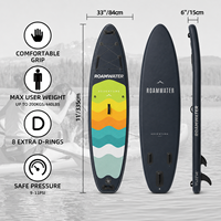 Planche à pagaie gonflable robuste avec technologie Drop Stitch, haute capacité de charge, pour adultes, enfants et activités familiales