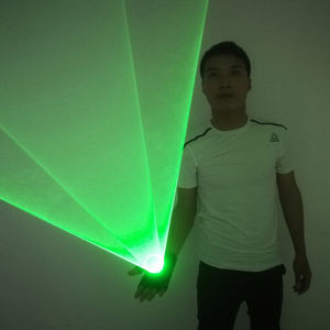 Gants laser rotatifs verts avec effet tourbillon Tunnel de club de danse DJ portable pour Noël Fête décorative Spectacle Pubs Clubs - Product Image 4