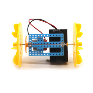 Kit de coche de doble rueda para experimentos científicos, juguete educativo manual de plástico para niños de 4 a 6 años, modelo de aprendizaje STEM - Product Image 3
