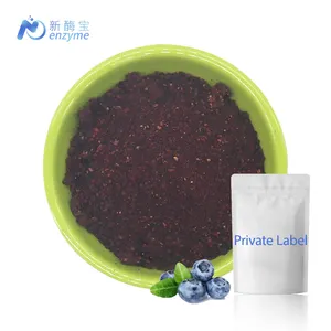 Factory Wholesale Private Label 100% Natural Organic Freeze Dried Blueberry Powder Bulk