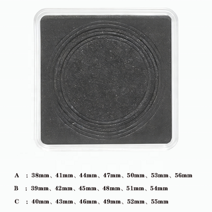 Boîte de rangement pour pièces de monnaie détachable carrée de grande taille en acrylique réglable antirouille, capsule de protection en plastique personnalisée, écologique - Product Image 2