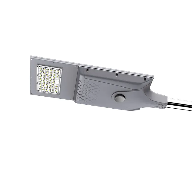 Entegre yüksek parlaklık 200lm/W güneş sokak lambası IP66 su geçirmez dış ışık