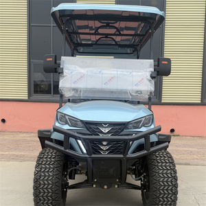 Carrito de Golf Eléctrico de 4 Ruedas y 4000W con Doble Asiento y Techo, Cómodo para la Ciudad, Carro de Golf, Buggy de Golf, Club Car - Product Image 4