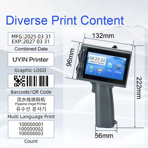 Uyin T10 xách tay Thời hạn sử dụng máy bay phản lực tay carton cầm tay máy in phun tự động Máy in phun túi giấy mã hóa máy - Product Image 3