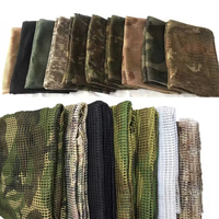 Bandana multifonction respirant en maille pour l'extérieur, foulard long pour la chasse et le cyclisme, cache-visage avec poches