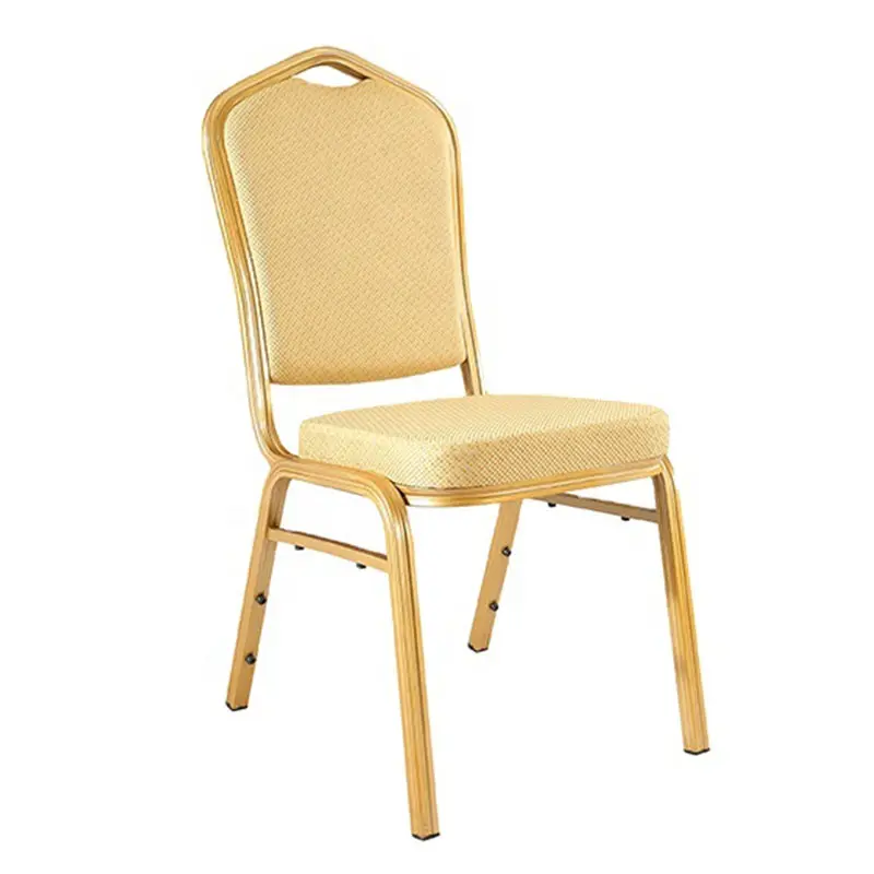 ผ้าเฟอร์นิเจอร์โรงแรมราคาโรงงานยอดนิยมที่ครอบคลุมเก้าอี้จัดเลี้ยงโครงอลูมิเนียมอัลลอยด์