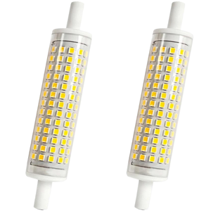 Ceramic Dimmable <strong>LED</strong> <strong>R7S</strong> Corn Lamp Light Corn Bulb 118mm 15W <strong>78mm</strong> <strong>10W</strong> Replace J118 Metal Halide Dimming Transparent PC Lampshade - Product Image 5