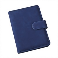 Ensemble de porte-passeport, porte-billets et porte-étiquette de bagage en PU, anti-vol, étanche, avec protection RFID, personnalisable et en gros