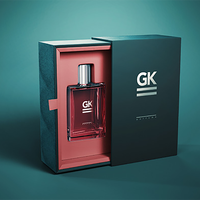 Emballage de flacon de parfum de luxe Borshine, design personnalisé, 50 ml, vide, simple, recyclable, écologique, boîte rigide en papier