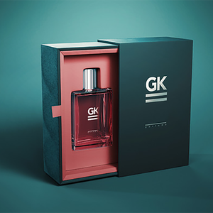 Hộp giấy cứng cao cấp, thiết kế tùy chỉnh, 50ml, đựng chai nước hoa rỗng, đơn giản, có thể tái chế - Product Image 1