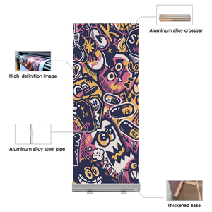 Logo personalizzato retrattile rotolo di calore leggero meccanismo di blocco rapido per eventi all'aperto nero <span class=keywords><strong>Friday</strong></span> vacanze di natale - Product Image 2