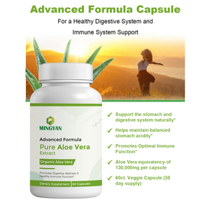 Cápsulas de Extracto de Aloe Vera Orgánico de Fórmula Avanzada Premium OEM/ODM para el Bienestar Digestivo de Adultos, Apoyo Inmunológico Diario, Sin GMO - Product Image 4