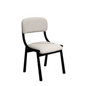 Silla de Comedor Minimalista de Madera Maciza de <span class=keywords><strong>Segunda</strong></span> <span class=keywords><strong>Mano</strong></span> con Tapicería Suave, Respaldo Retro de Alta Gama, <span class=keywords><strong>Muebles</strong></span> para el Hogar - Product Image 1