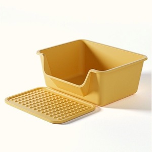 Pipi Taotaopets Deep <b>Cat</b> <b>Litter</b> Box Large Size Semi Enclosed Splash Proof For Adult <b>Cats</b> - Product Image 4