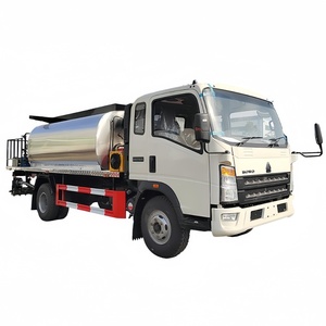 Precio de Fábrica, Camión Distribuidor de Asfalto Howo de 4 Toneladas, Camión Pulverizador de Betún 4x2, Maquinaria para Construcción de Carreteras - Product Image 2