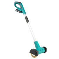 LIANGYE 18V/20V Max Balayeuse de jardin sans fil électrique autoportée avec brosse pour allée et jardin
