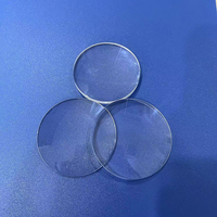 Lentille convexe de Plano en verre optique de modèle plat de quartz de transmittance élevée pour l'OEM optique de focalisation d'imagerie personnalisable