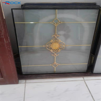 Diseño de Puerta de Reja Moderno, Elegante Ventana Decorativa, Puertas de Metal y Vidrio con Arco en la Parte Superior en Venta