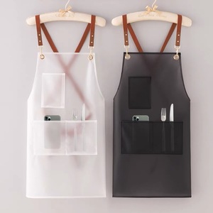 Tablier imperméable en TPU, taille unique, sans manches, résistant à l'huile, pour la cuisine, la maison, la animalerie, la salon de coiffure, uniforme de travail unisexe - Product Image 1