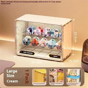 Large Capacity Blind Box Storage <strong>Display</strong> Box Transparent Dust-Proof Bubble Mart Hand-Made Modern Office PP Doll Storage Box - Product Image 6