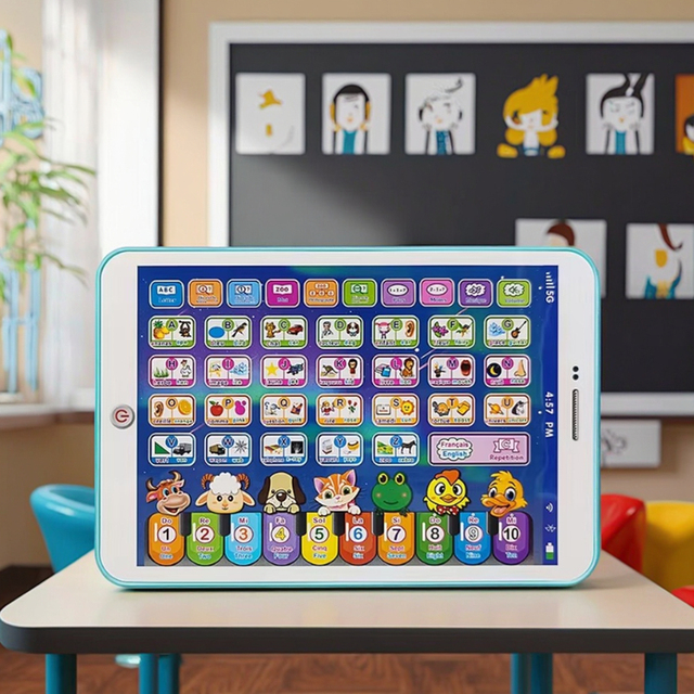 Belinda Smart French Learning Tablet Kids Early Education Machine Children Laptop Learning Education Toys Gifts Custom Language