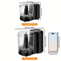 Usine En Gros Cuisine 700ML Électrique Portable Alimentaire Mini Hachoir Processeur 150W Multifonctionnel Coupe-Légumes