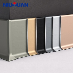 Nhà máy hàng đầu niuyuan tùy chỉnh nhôm gạch ốp chân tường TRIM - Product Image 3