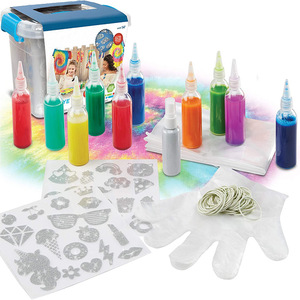 Tinte de agua fría sin ebullición para niños, kit de tinte de corbata de botella multicolor DIY para <span class=keywords><strong>estudiantes</strong></span> - Product Image 5