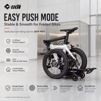 Portaequipajes Trasero de Aleación de Aluminio ODI Especial para Bicicleta Plegable JAVA NEO, Portaequipajes de Alta Capacidad de Carga con Ruedas Fáciles de Usar, 16 20 Pulgadas