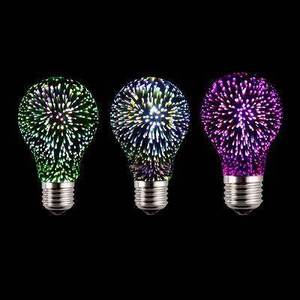 Edison A19/A60/E26 <span class=keywords><strong>LED</strong></span> bóng đèn dây tóc màu xanh lá cây AC/DC Glass <span class=keywords><strong>Candle</strong></span> Globe RoHS EMC chứng nhận cho khu dân cư sử dụng kỳ nghỉ chiếu sáng - Product Image 1