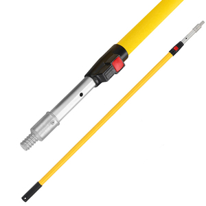 Mạnh mẽ 2-phần nhôm kính thiên văn sợi thủy tinh mở rộng cực với điều chỉnh kim Loại ren tip và nhựa Twist-On Adapter - Product Image 5