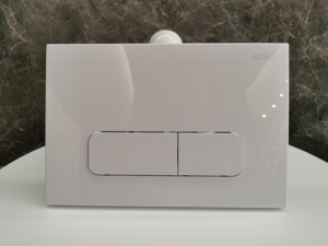 Nhà vệ sinh tuôn ra tấm cơ khí Slim giấu Đỏ bừng Phễu thoát nước nhà vệ sinh <span class=keywords><strong>push</strong></span> <span class=keywords><strong>button</strong></span> cho tường-treo WC nhà vệ sinh xe tăng - Product Image 2