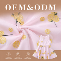 Tissu en dentelle double couche OEM ODM pour robe tutu enfant, costume de ballet, robe de conte de fées